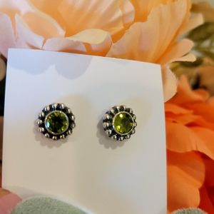Peridot Sterling Silver earrings